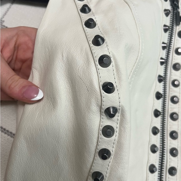 Bebe Genuine Leather Studded Dress - XS - Picture 8 of 10